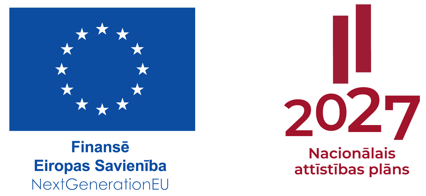 Finansē Eiropas Savienība — NextGenerationEU. Nacionālais attīstības plāns 2027