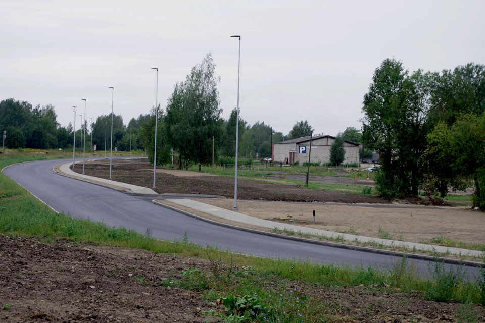 KOMUNĀLĀ IELA NODOTA EKSPLUATĀCIJĀ