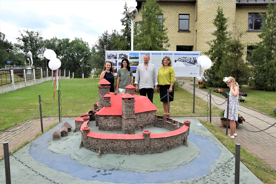 RESTAURĒTS RĒZEKNES PILSKALNA MAKETS
