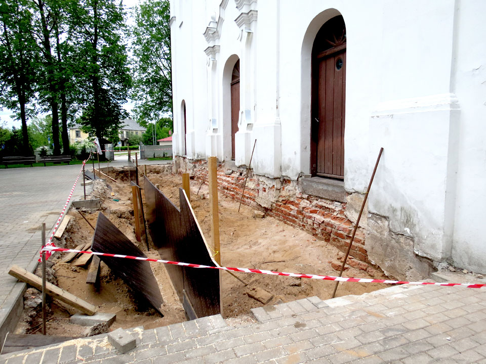 VIĻĀNU BAZNĪCĀ REMONTDARBI