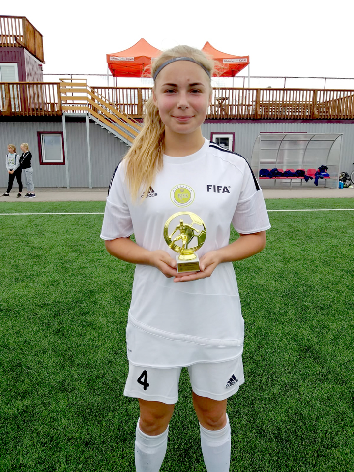 SOFIJA GARANČA – LATVIJAS JAUNATNES LABĀKĀ FUTBOLISTE