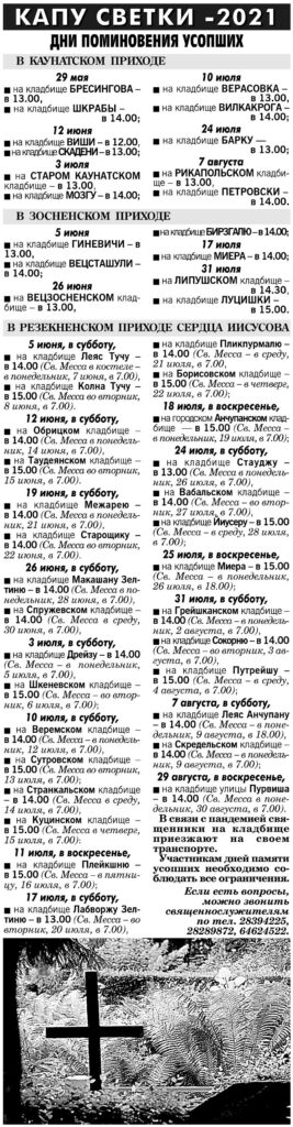 КАПУ СВЕТКИ -2021