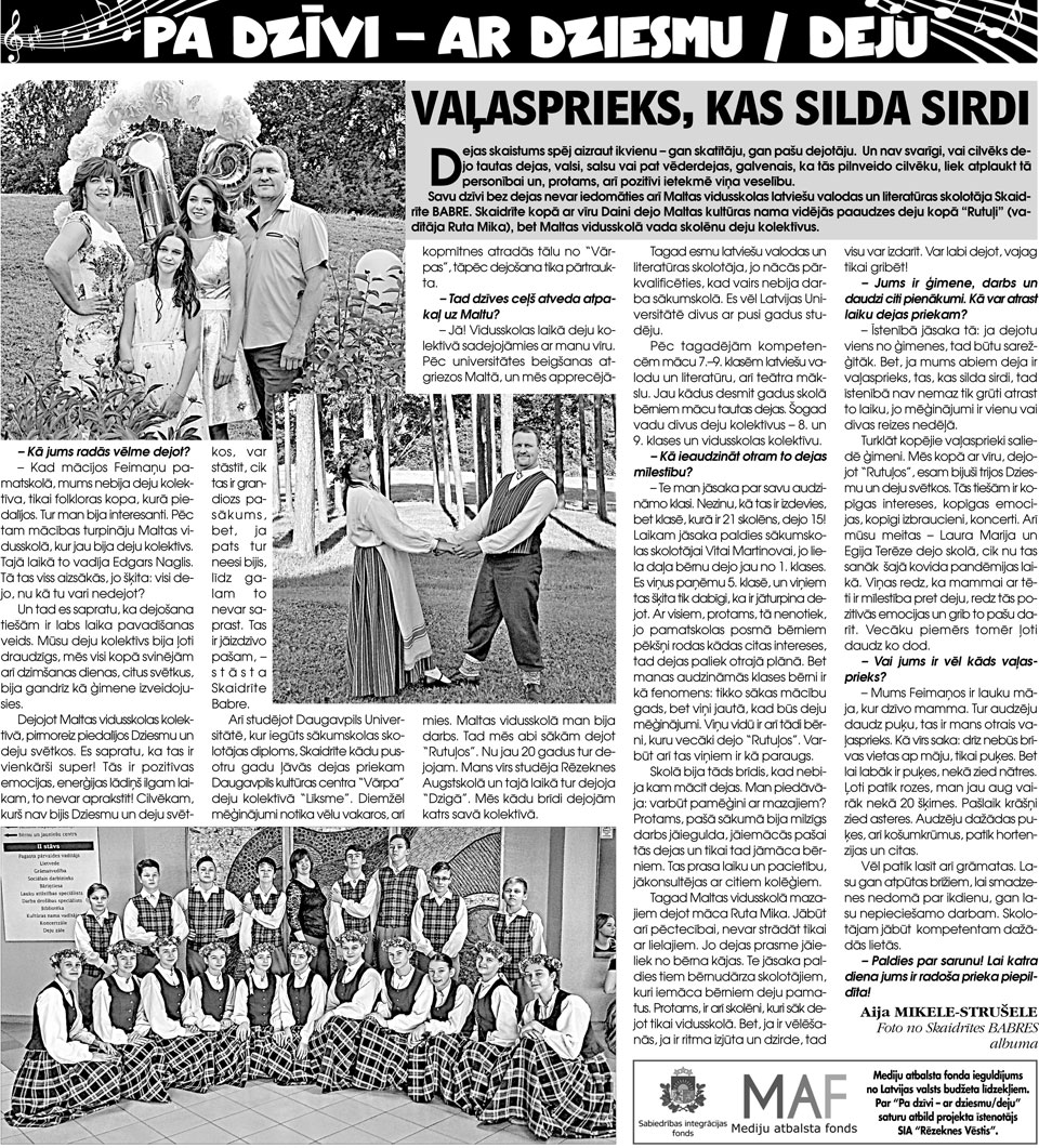 VAĻASPRIEKS, KAS SILDA SIRDI
