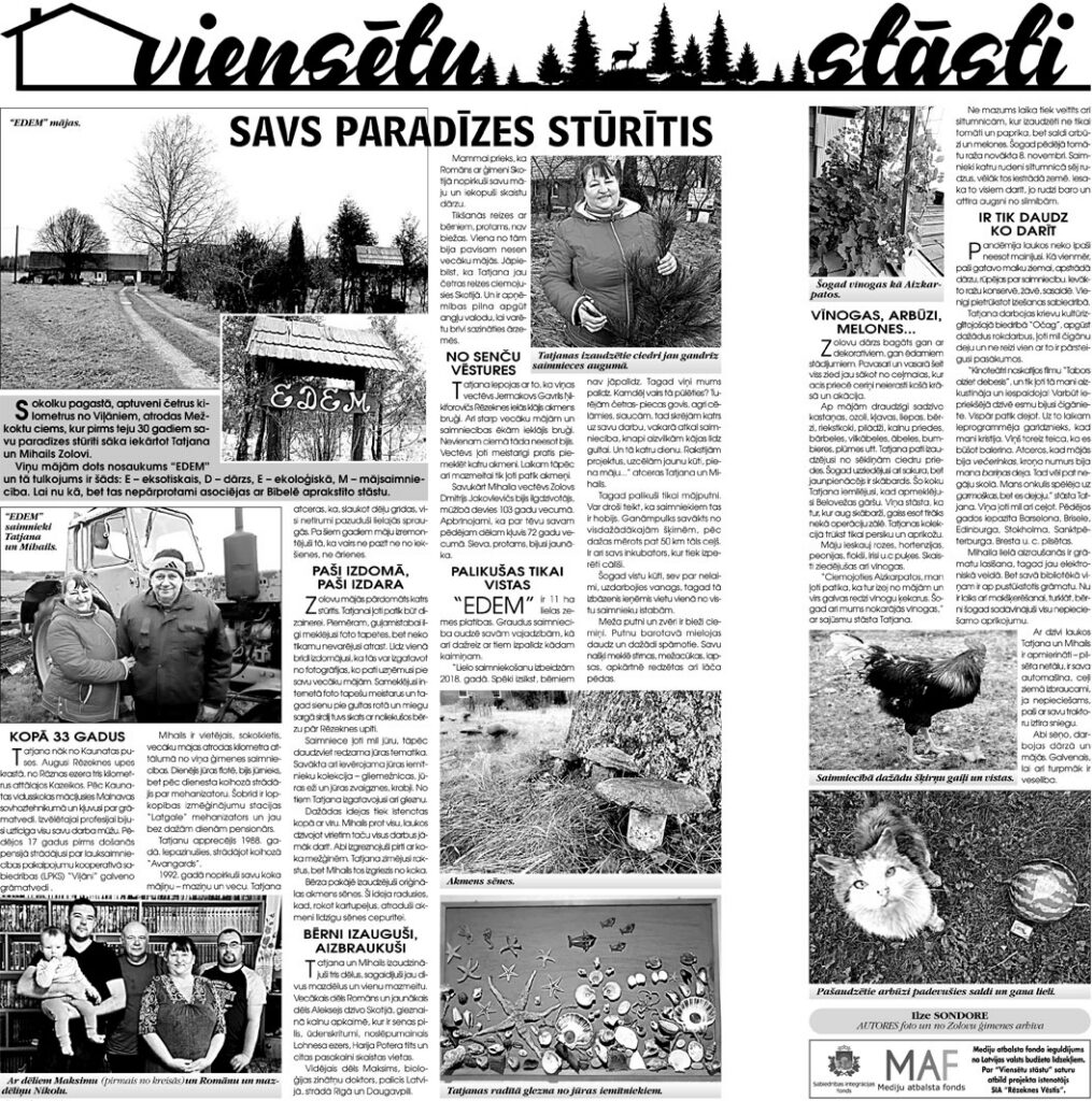 SAVS PARADĪZES STŪRĪTIS