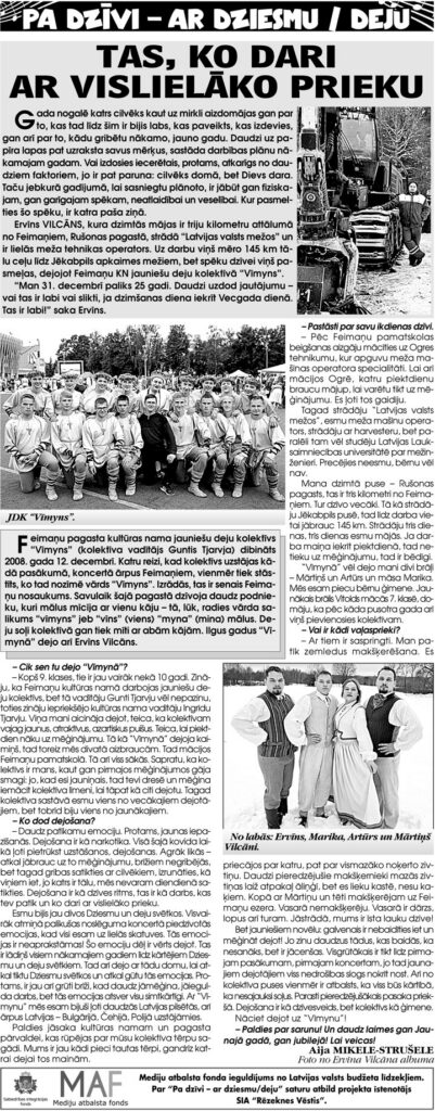 TAS, KO DARI AR VISLIELĀKO PRIEKU