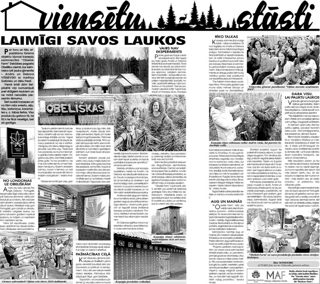 LAIMĪGI SAVOS LAUKOS