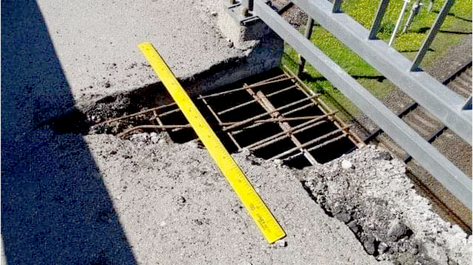 VANDALISMS UZ VIADUKTA