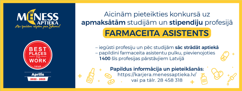 APTIEKA KĀ JAUNĪBAS RECEPTE