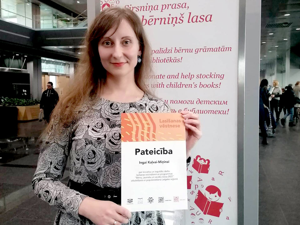 lasīšanas vēstnese latgalē