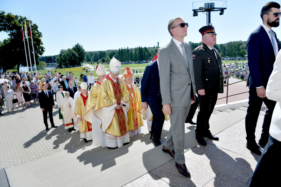 Edgars Rinkēvičs Aglonā