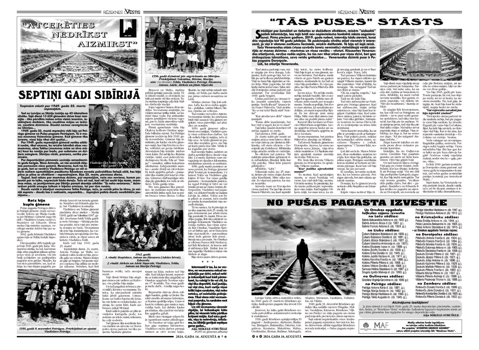 septiņi gadi sibīrijā