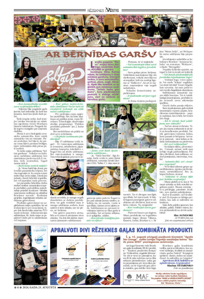 ar bērnības garšu