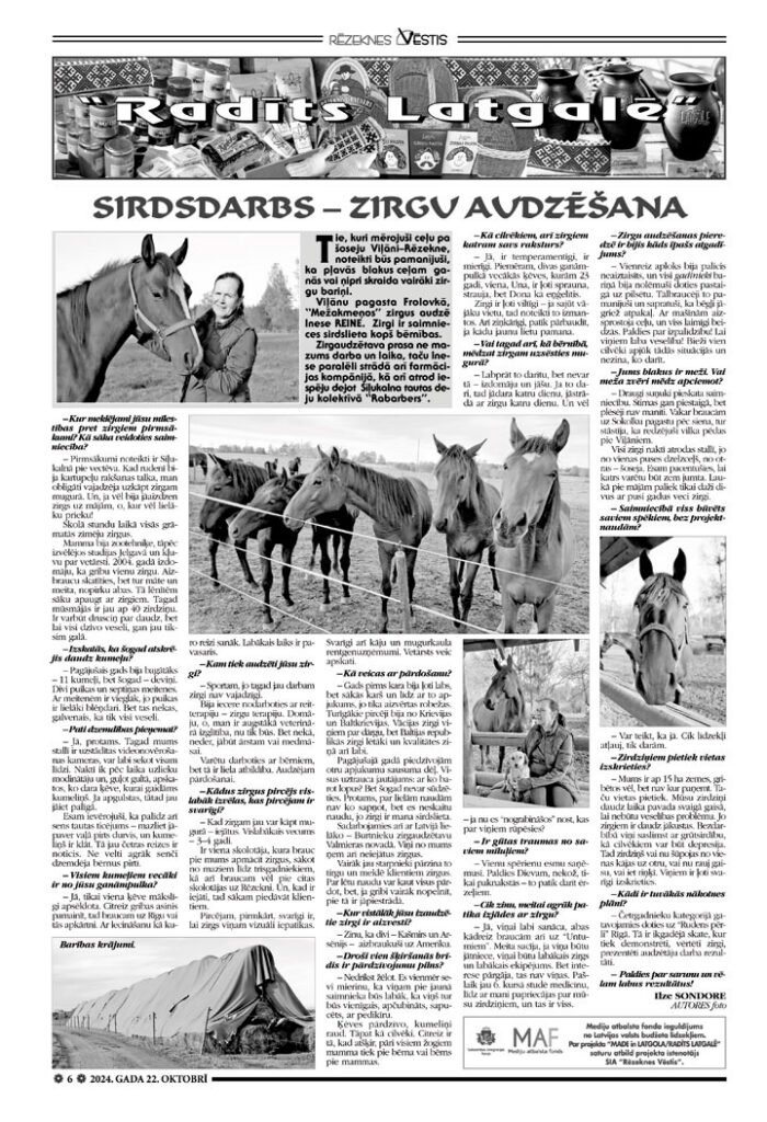 sirdsdarbs – zirgu audzēšana