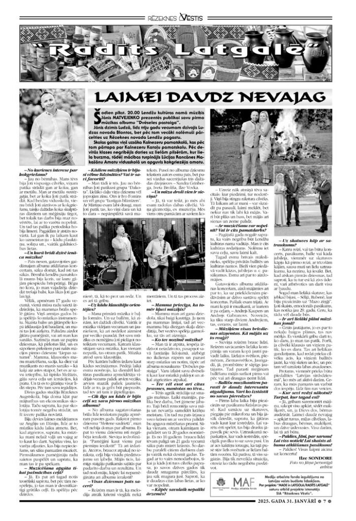 laimei daudz nevajag
