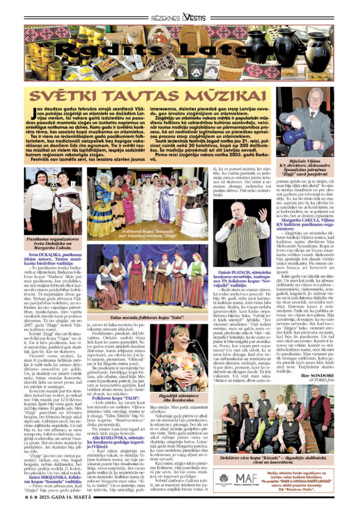 Svētki tautas mūzikai