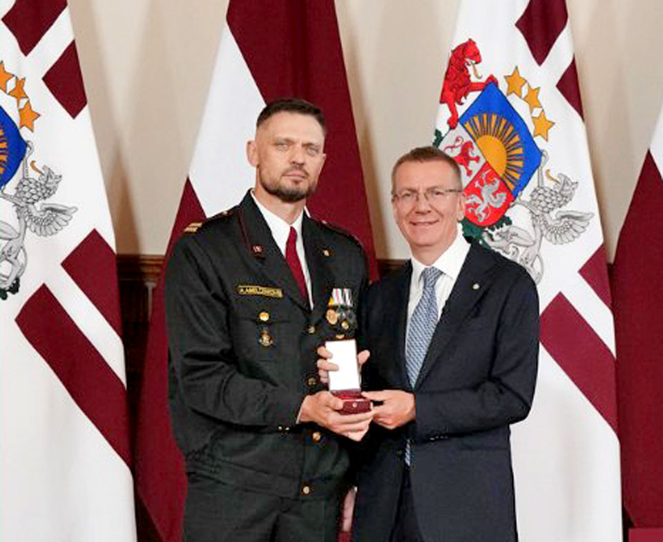Pasniegti augstākie latvijas valsts apbalvojumi