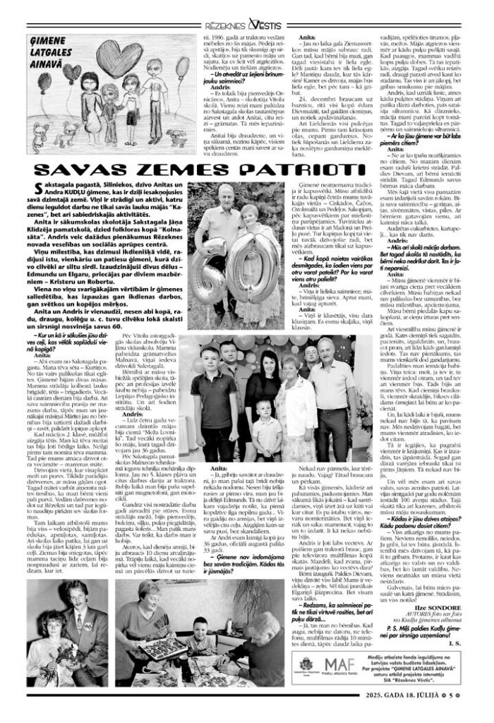 SAVAS ZEMES PATRIOTI