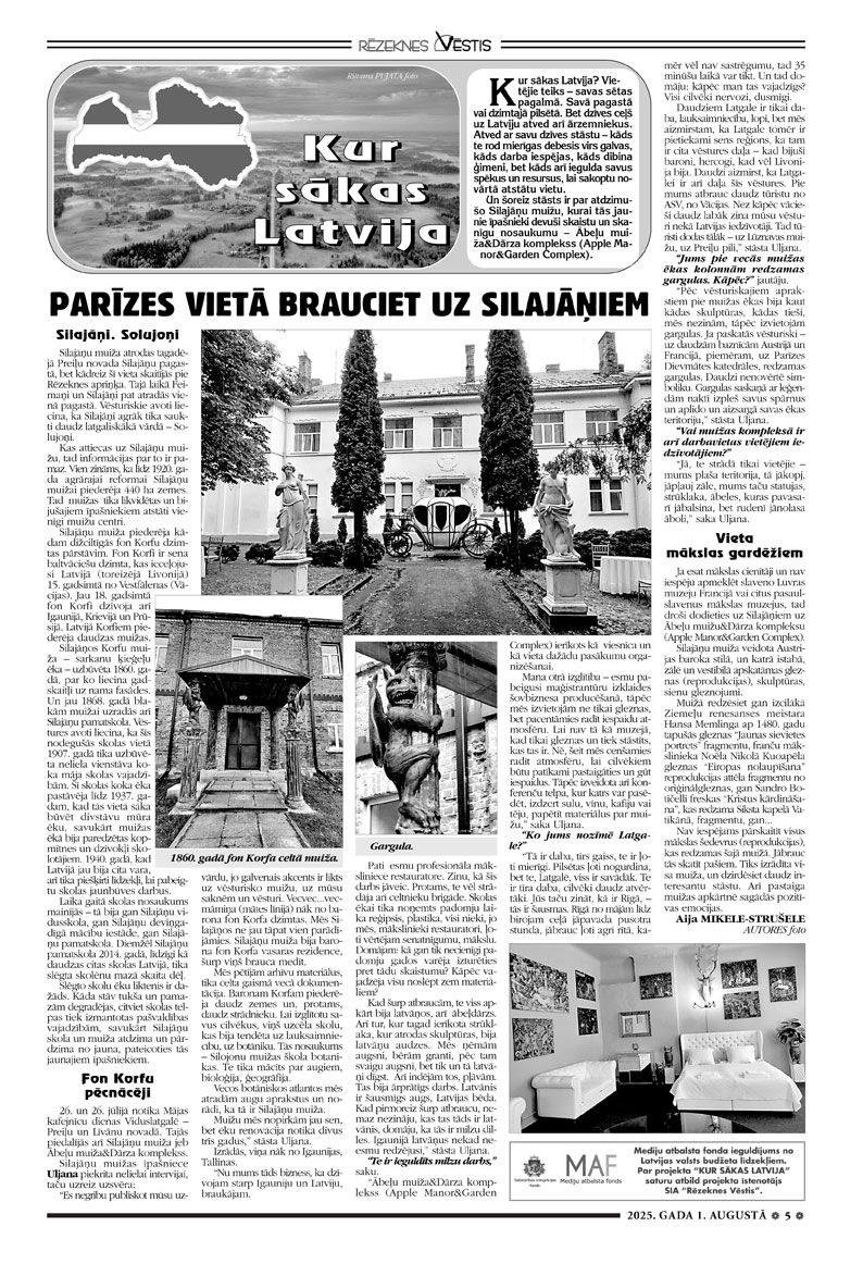 PARĪZES VIETĀ BRAUCIET UZ SILAJĀŅIEM