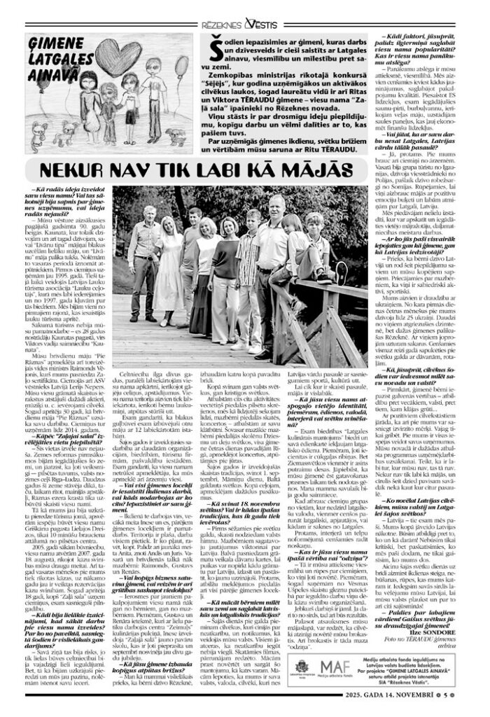 NEKUR NAV TIK LABI KĀ MĀJĀS