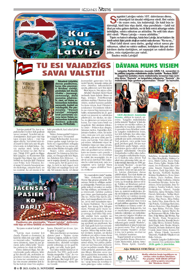 SAULES MŪŽU LATVIJAI!