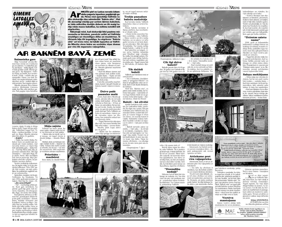 AR SAKNĒM SAVĀ ZEMĒ