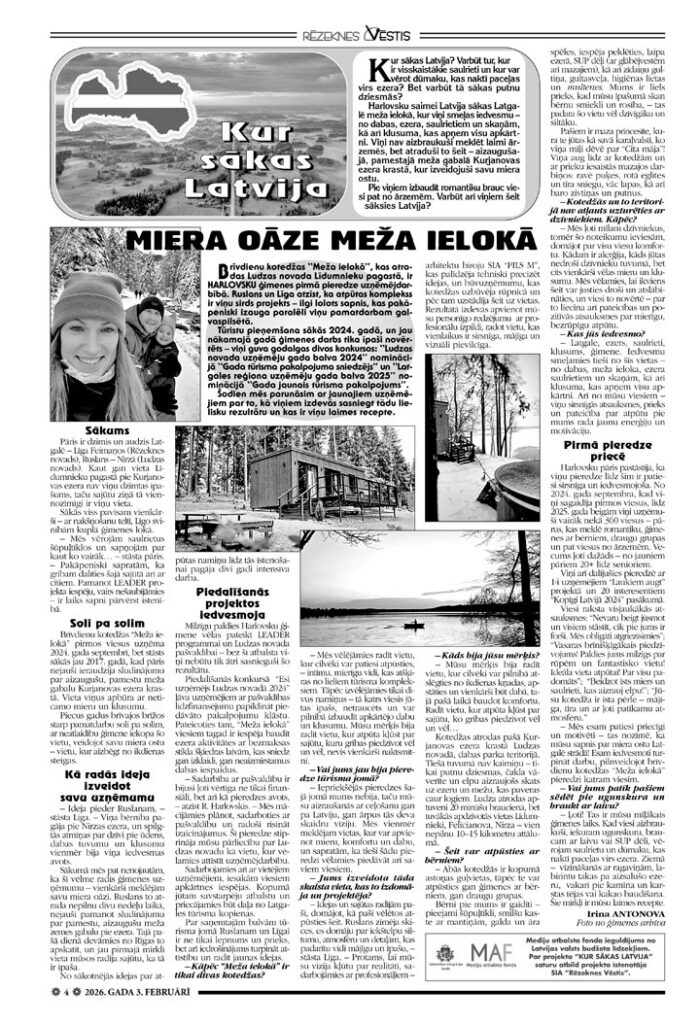 MIERA OĀZE MEŽA IELOKĀ