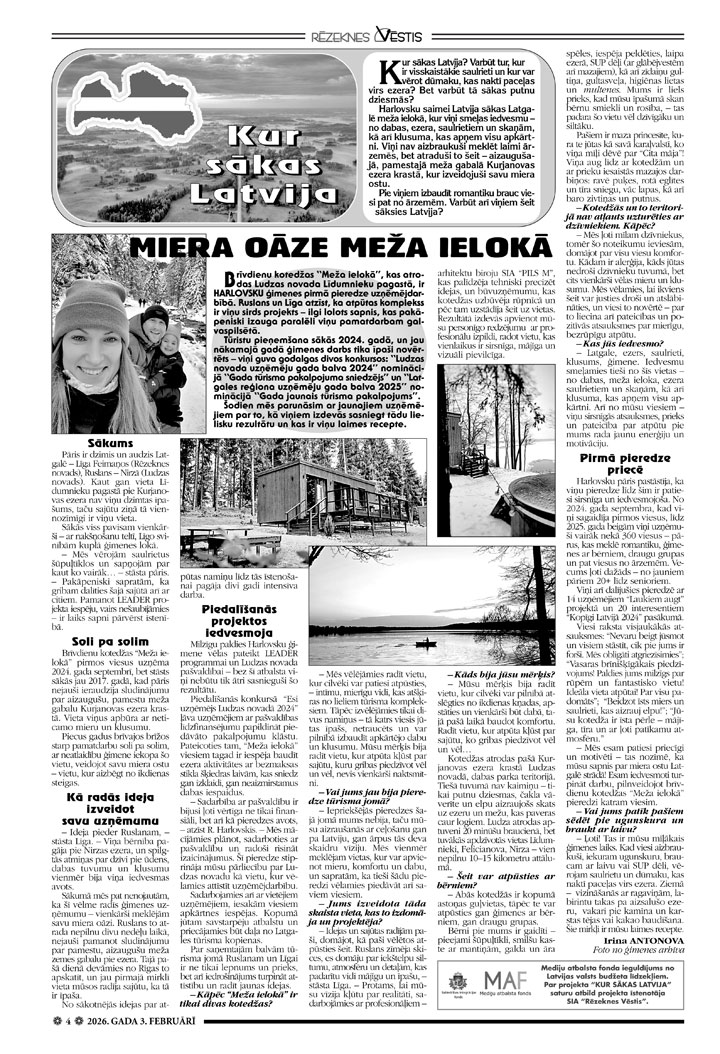 MIERA OĀZE MEŽA IELOKĀ