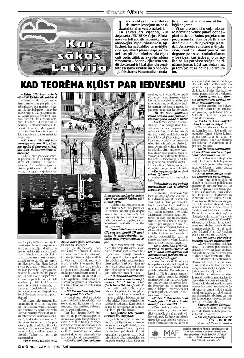 KAD TEORĒMA KĻŪST PAR IEDVESMU