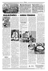 BUĻBIŠNĪKS – GODU ĒDIENS