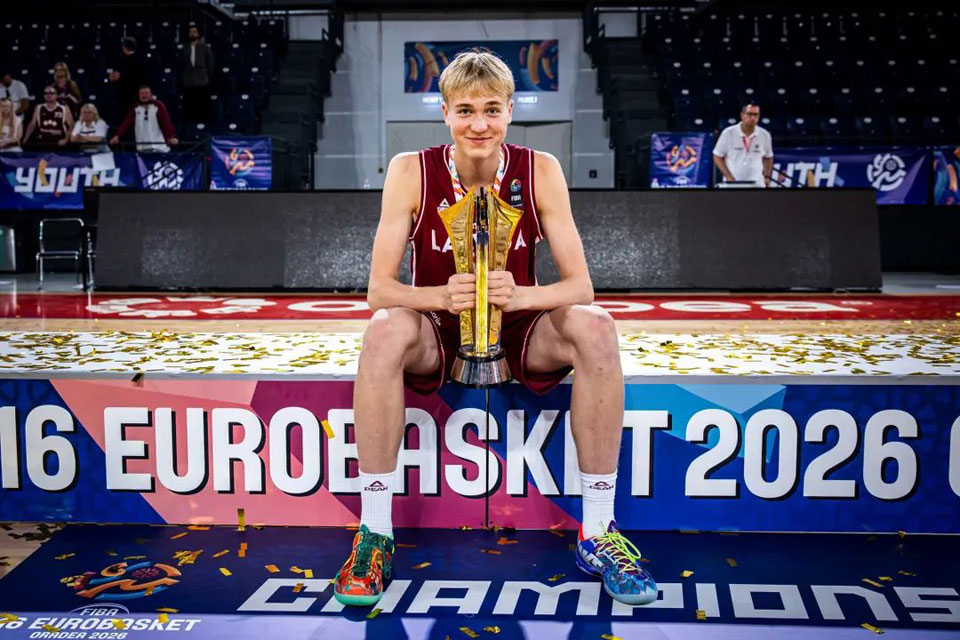 LATVIJAS BASKETBOLISTI – EIROPAS ČEMPIONI U16 GRUPĀ!