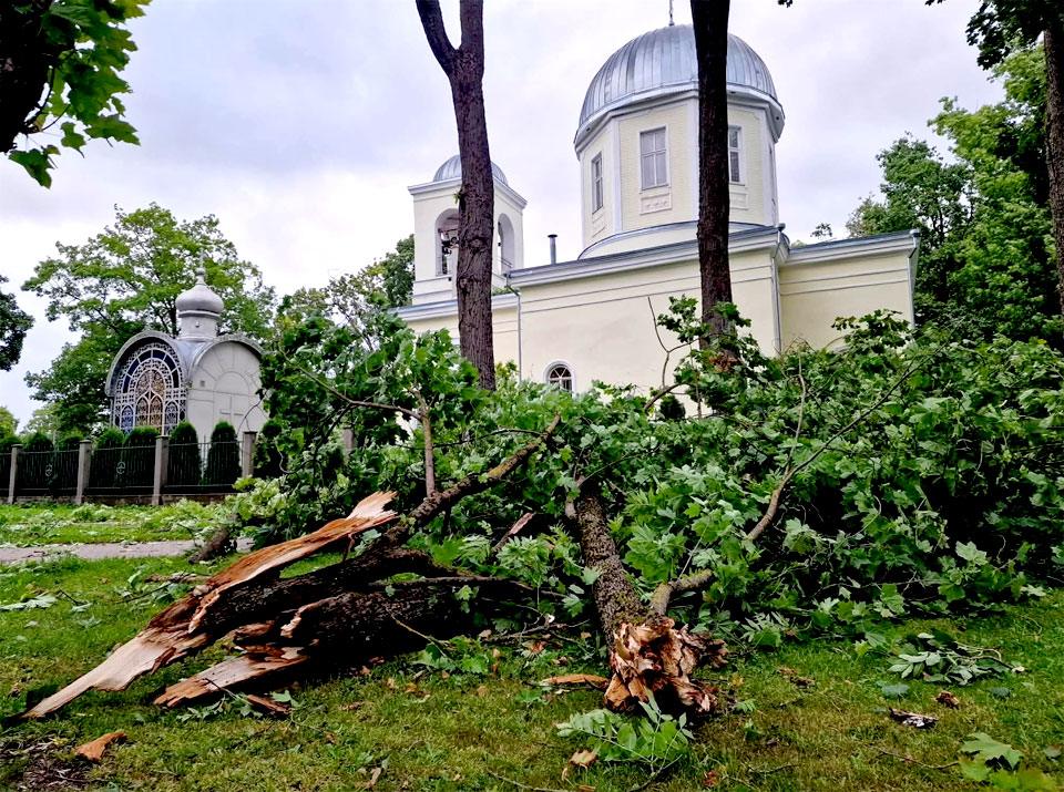 VĒTRA PĀRŠALCA LATVIJU: RĒZEKNE PĀRCIETA STIHIJAS TRIECIENU
