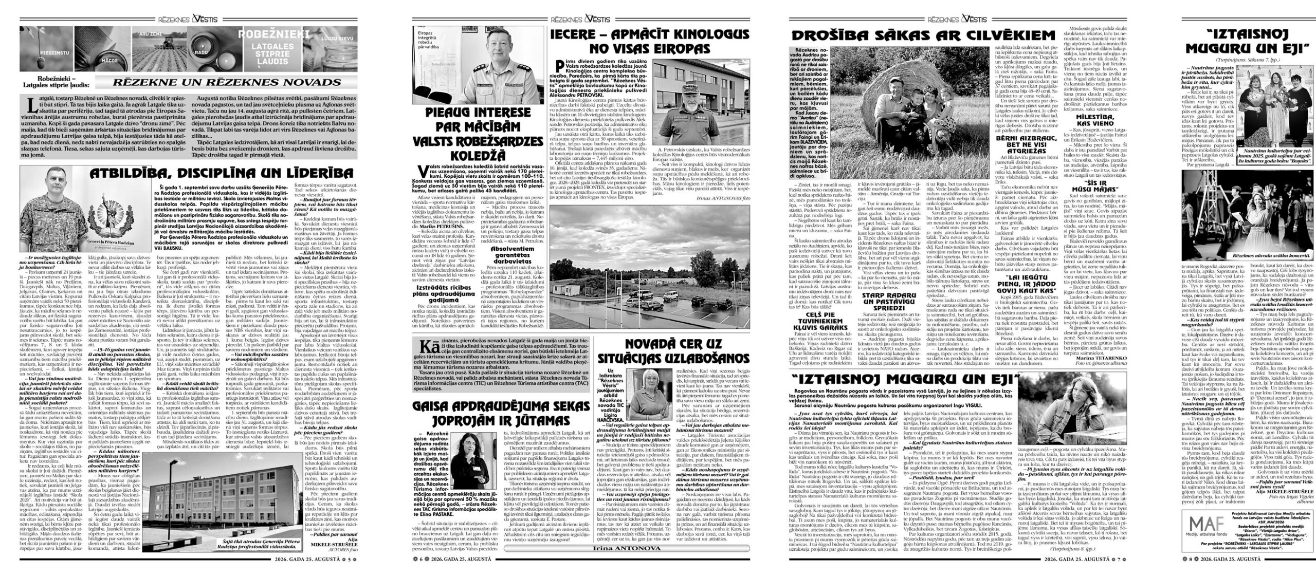 ROBEŽNIEKI – LATGALES STIPRIE ĻAUDIS: RĒZEKNE UN RĒZEKNES NOVADS