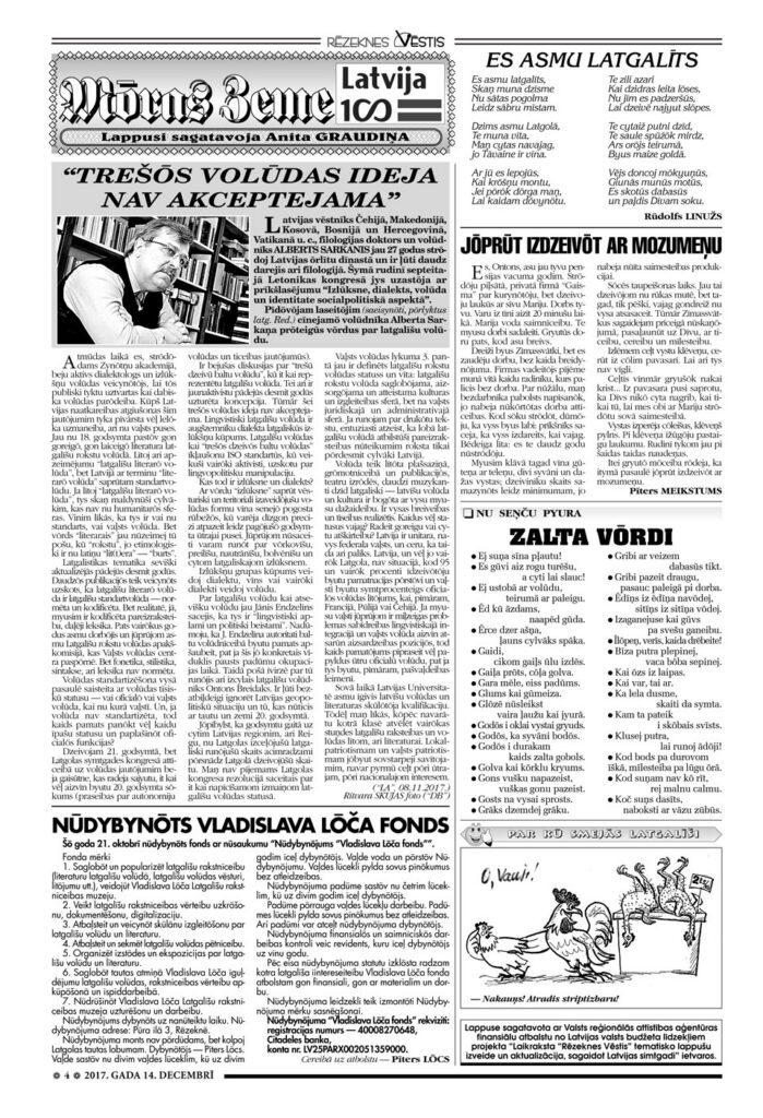 “TREŠŌS VOLŪDAS IDEJA NAV AKCEPTEJAMA”