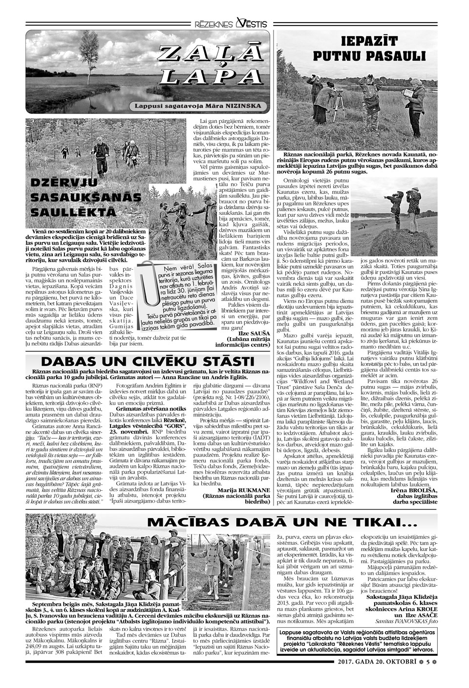 IEPAZĪT PUTNU PASAULI